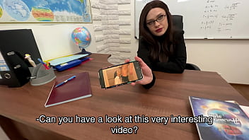 My teacher stumbled upon my erotic video on my smartphone