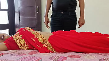 Indian aunty indulges in passionate sex with stepson on her wedding day